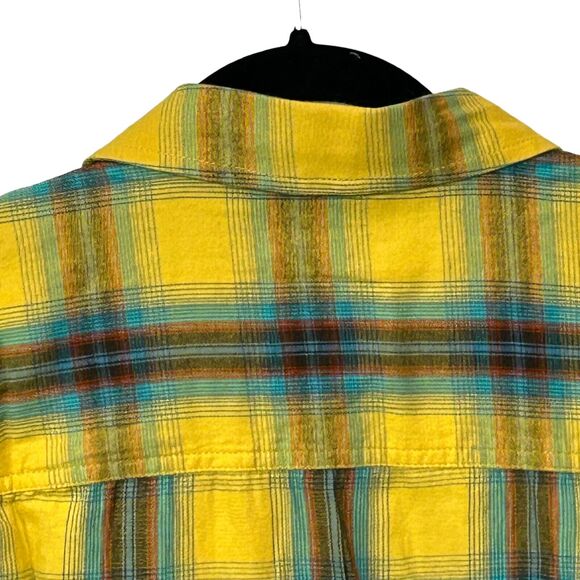 Prana Dolberg Flannel Shirt Long Sleeve Button Up Multicolor Men's S-Tall NWT - Picture 7 of 11